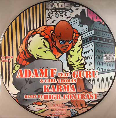 Adam F Feat. Guru & Carl Thomas : Karma (12", Pic)
