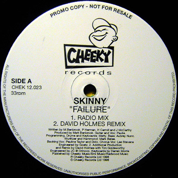 Skinny : Failure (12", Promo)