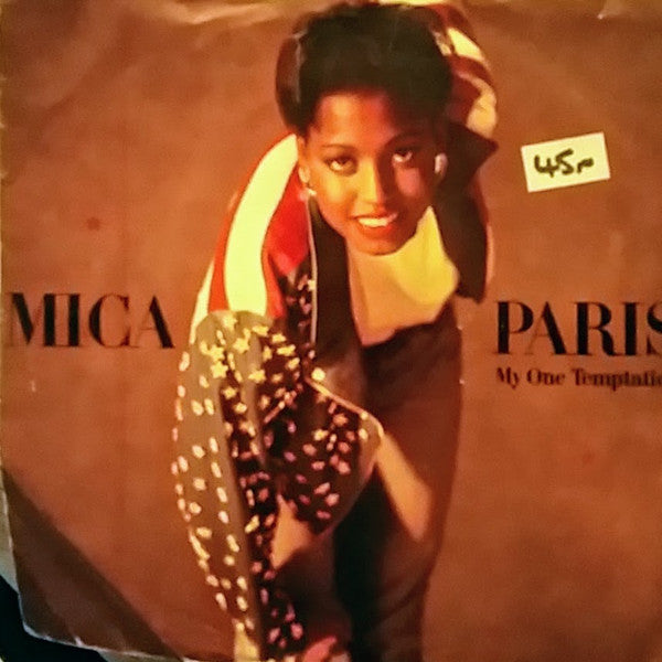 Mica Paris : My One Temptation (7", Single, Bla)