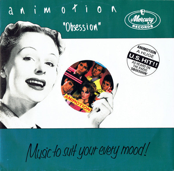 Animotion : Obsession (12", Single, Non)