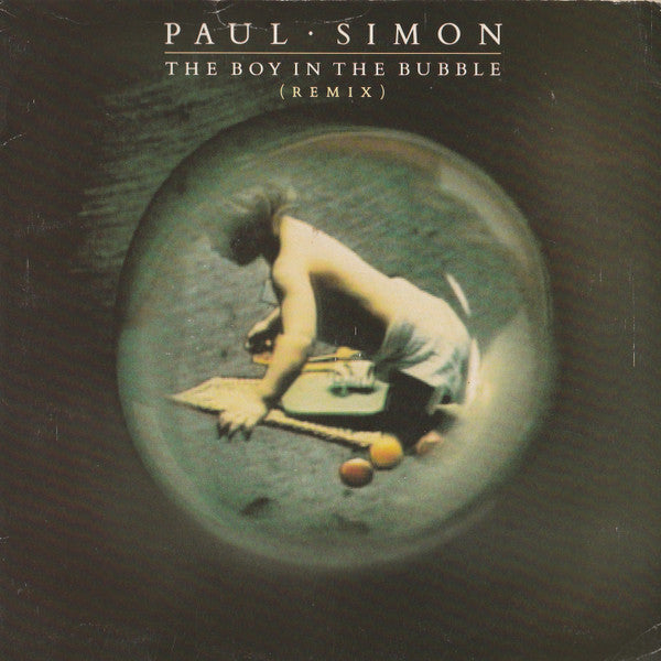 Paul Simon : The Boy In The Bubble (Remix) (7", Single, Inj)