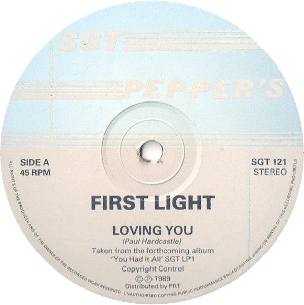 First Light (3) : Loving You (12")