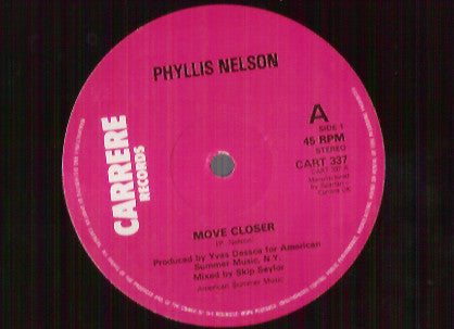 Phyllis Nelson : Move Closer / Somewhere In The City (12", Single)