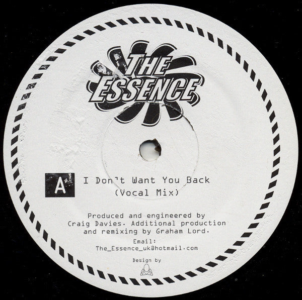 The Essence (7) : I Don't Want You Back (12")