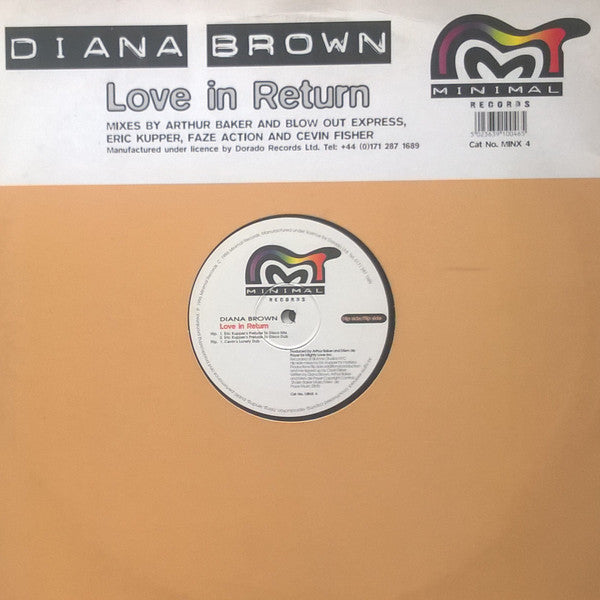 Diana Brown : Love In Return (2x12", Promo)