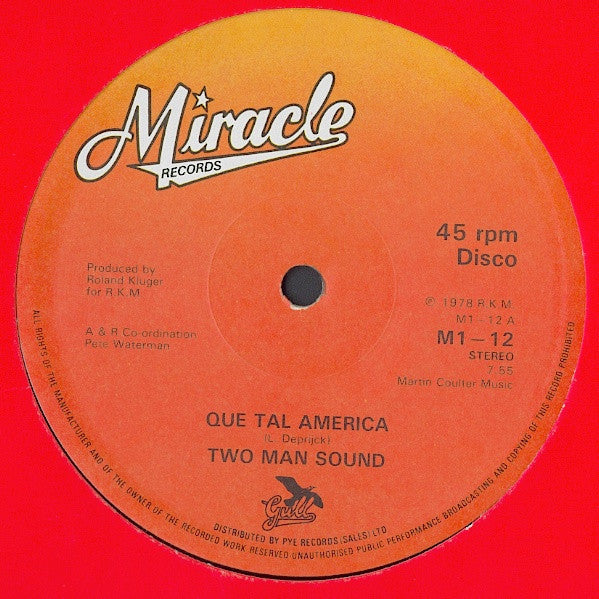 Two Man Sound : Que Tal America (12")