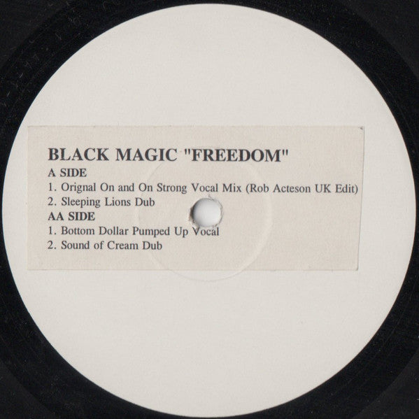 Black Magic : Freedom (Make It Funky) (12", Promo, W/Lbl)
