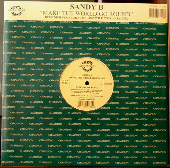 Sandy B : Make The World Go Round (12", Maxi)