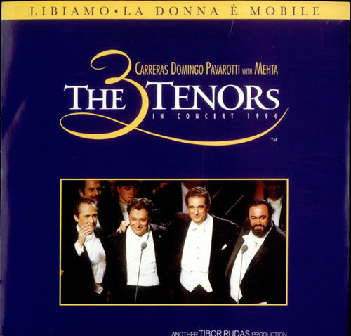 José Carreras, Placido Domingo, Luciano Pavarotti With Zubin Mehta : Libiamo / La Donna È Mobile (7", Single)
