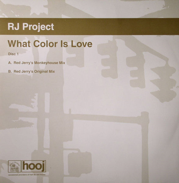 RJ Project : What Color Is Love (12", 1/2)