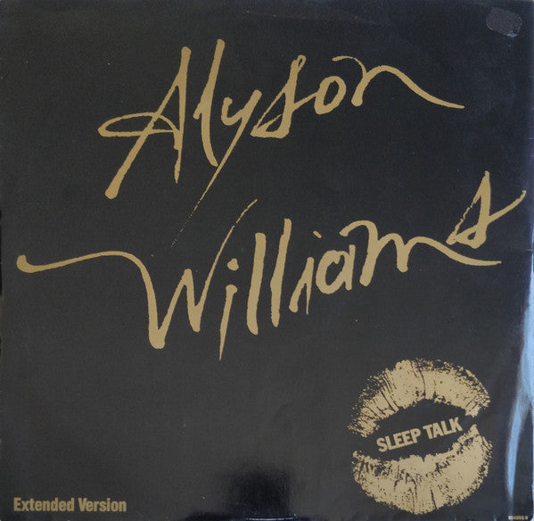 Alyson Williams : Sleep Talk (12", Single)