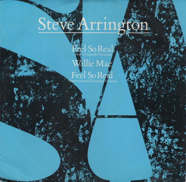 Steve Arrington : Feel So Real (12", Single, Dam)