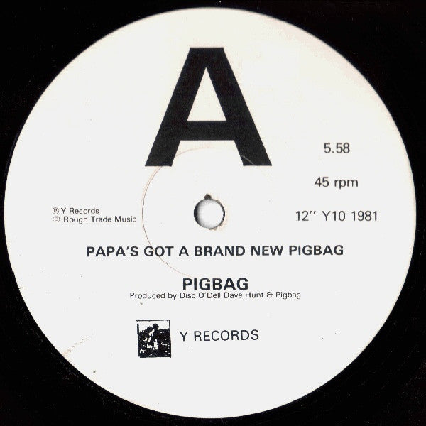 Pigbag : Papa's Got A Brand New Pigbag (12", Single)