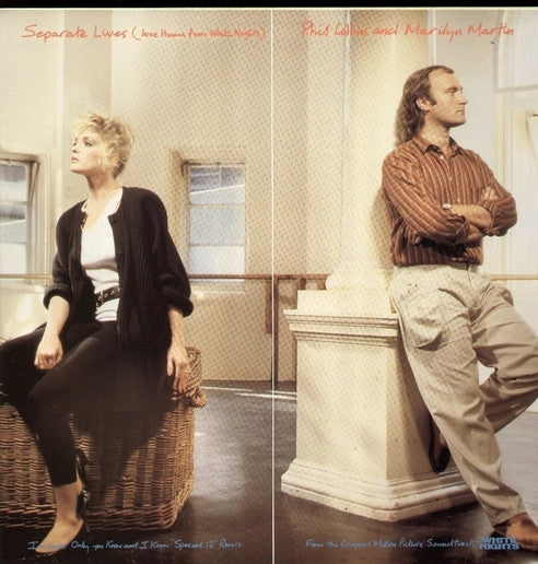 Phil Collins And Marilyn Martin : Separate Lives (Love Theme From White Nights) (12", Single)