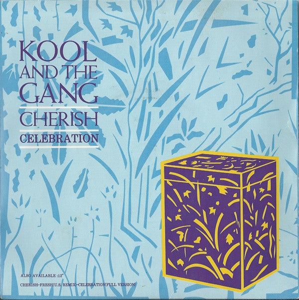 Kool & The Gang : Cherish / Celebration (7", Single, Blu)