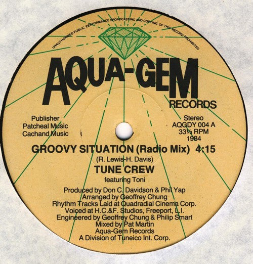 Tune Crew Featuring Toni (16) : Groovy Situation (12",33 ⅓ RPM)