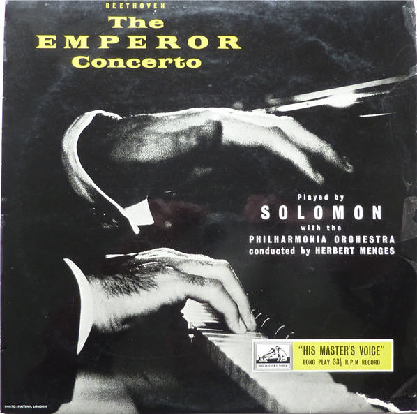 Ludwig van Beethoven, Solomon (6) : The Emperor Concerto (LP,Mono)