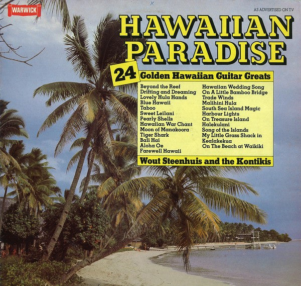 Wout Steenhuis & The Kontikis : Hawaiian Paradise (LP, Album)