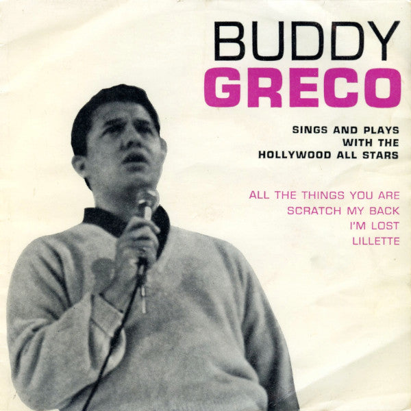 Buddy Greco With The Hollywood All Stars : Sings And Plays (7", EP)