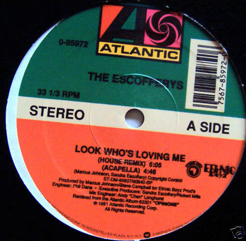 Escoffery's, The : Look Who's Loving Me (12",33 ⅓ RPM)