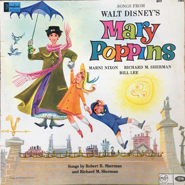 Marni Nixon, Richard M. Sherman & Bill Lee (4) : Songs From Walt Disney's Mary Poppins (LP,Reissue)