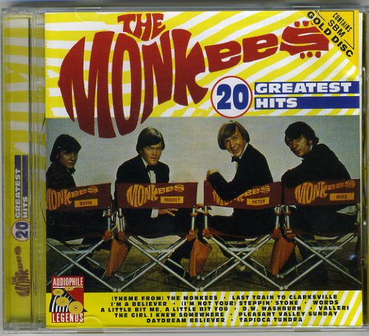 The Monkees : 20 Greatest Hits (CD, Comp, RE, Gol)