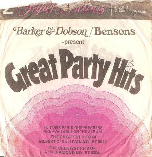 Gilbert O'Sullivan / Neil Diamond : 2 Super Ballads / Great Party Hits (Flexi, 7", S/Sided)