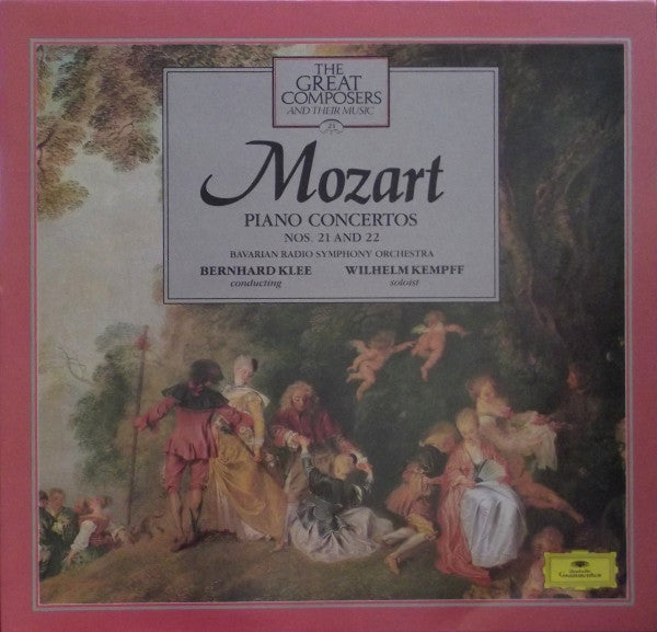 Wolfgang Amadeus Mozart, Symphonie-Orchester Des Bayerischen Rundfunks Conducted By Bernhard Klee Soloist Wilhelm Kempff : Piano Concertos Nos. 21 And 22 (LP, RE)