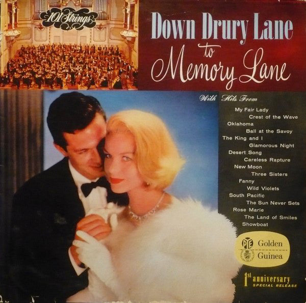 101 Strings : Down Drury Lane To Memory Lane (LP)