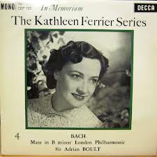 Kathleen Ferrier : The Kathleen Ferrier Series (In Memoriam No. 4) Bach (7")