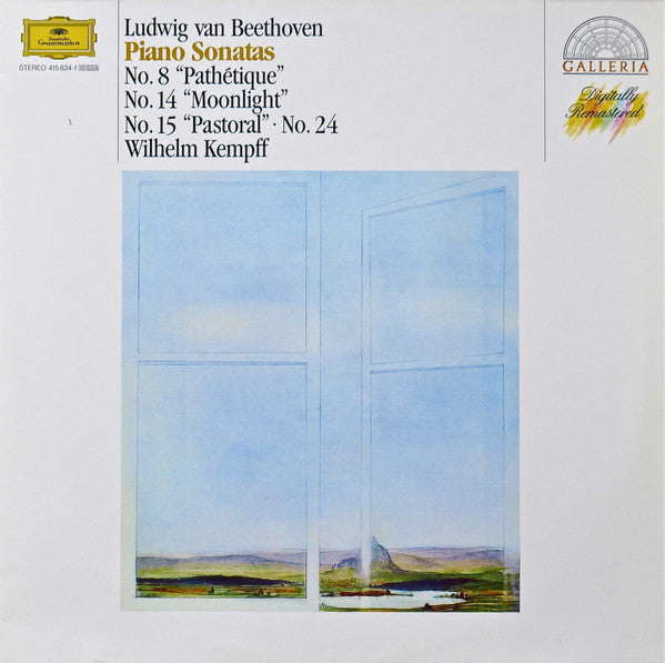 Ludwig van Beethoven • Wilhelm Kempff : Piano Sonatas (No. 8 "Pathétique" / No. 14 "Moonlight" / No. 15 "Pastoral" / No. 24) (LP, Comp, RE, RM)