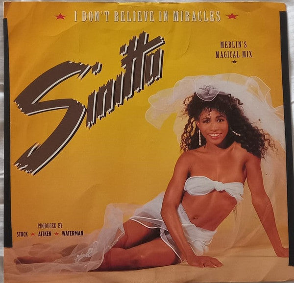 Sinitta : I Don't Believe In Miracles (Merlin's Magical Mix) (12", Promo, W/Lbl)