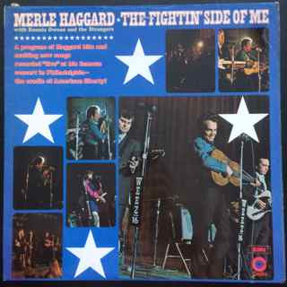 Merle Haggard With Bonnie Owens And The Strangers (5) : The Fightin' Side Of Me (LP, Album)