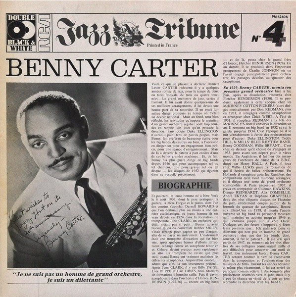 Benny Carter : Benny Carter (1928-1952) (LP,Compilation)