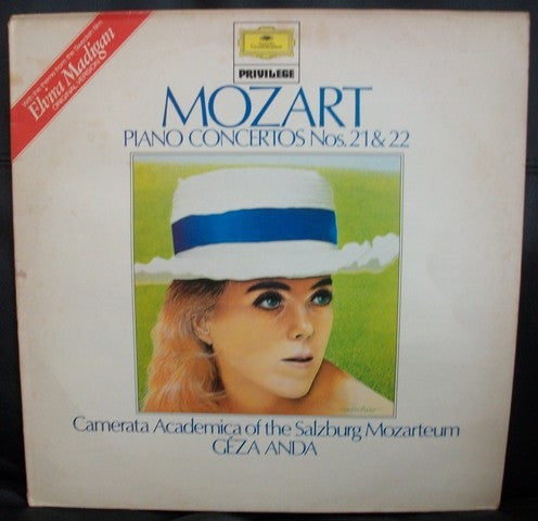 Wolfgang Amadeus Mozart, Géza Anda, Camerata Academica Salzburg : Piano Concertos Nos .21 & 22 (LP, Comp, RP)