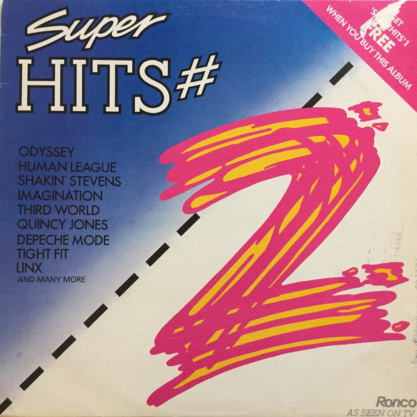 Various : Super Hits #2 (LP, Album, Comp, Pin)