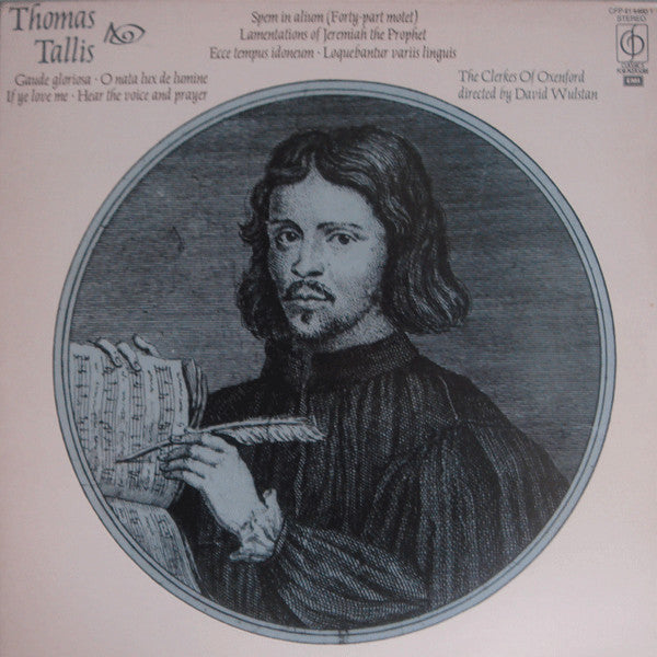 Thomas Tallis / Clerkes Of Oxenford, The Directed By David Wulstan : Sing Tallis (LP,Album,Stereo)