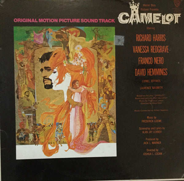 Alfred Newman, Richard Harris, Vanessa Redgrave, Franco Nero, David Hemmings : Camelot (Original Motion Picture Sound Track) (LP, Album, RE)