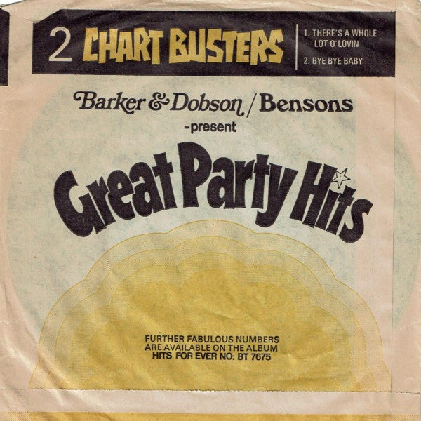 Unknown Artist : Great Party Hits - 2 Chart Busters (Flexi, 7", S/Sided)
