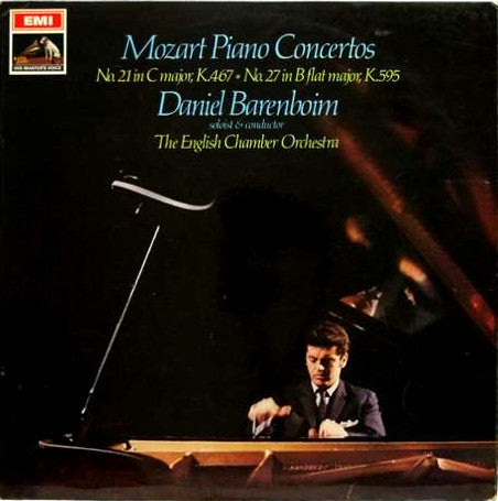 Wolfgang Amadeus Mozart, Daniel Barenboim, English Chamber Orchestra : Piano Concertos: No. 21 In C Major, K.467 ・ No. 27 In B Flat Major, K.595 (LP, Sem)