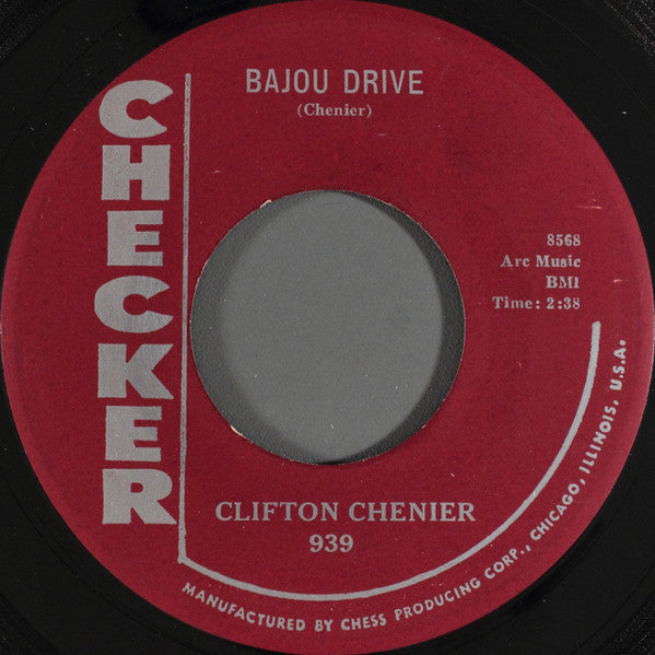 Clifton Chenier : Bajou Drive (7", Single)