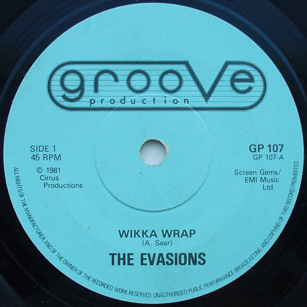 Evasions, The : Wikka Wrap (7",45 RPM,Single)