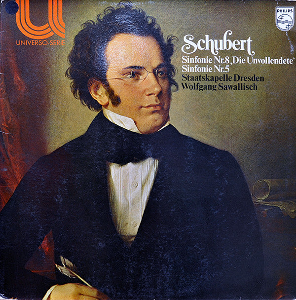 Franz Schubert, Staatskapelle Dresden, Wolfgang Sawallisch : Sinfonie Nr.8, Die Unvollendete' / Sinfonie Nr.5 (LP, Album)
