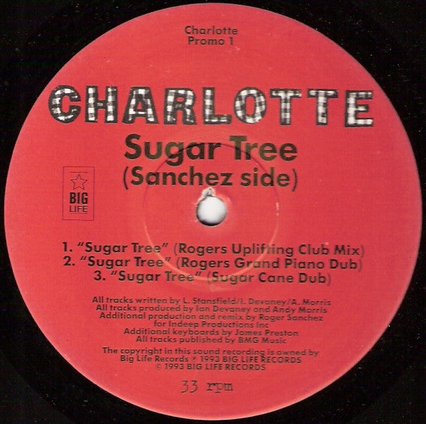 Charlotte : Sugar Tree (12", Promo)