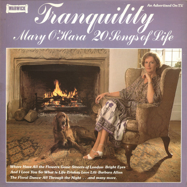 Mary O'Hara : Tranquility (20 Songs Of Life) (LP, Album)