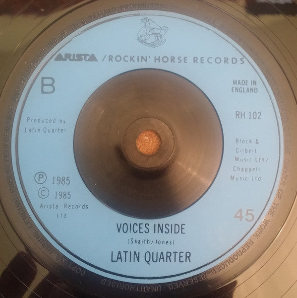 Latin Quarter : Radio Africa (7", Single, Blu)