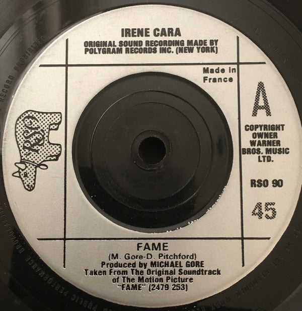 Irene Cara / Contemporary Gospel Chorus The High School Of Music And Art : Fame / Never Alone (7", Single)