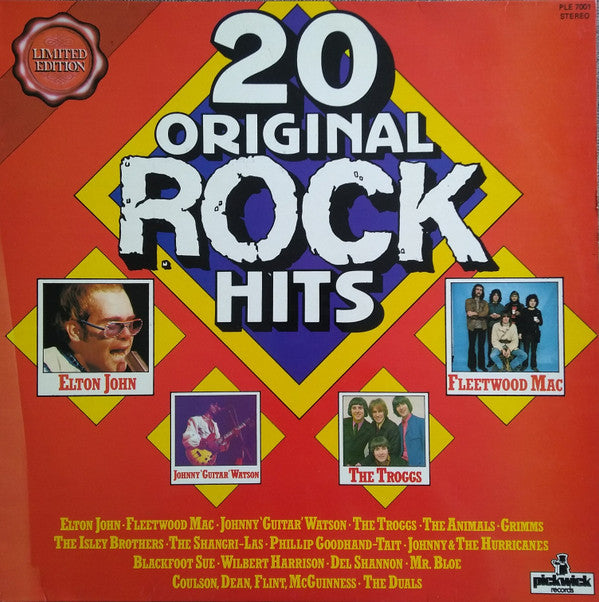 Various : 20 Original Rock Hits (LP, Comp, Mono, Ltd, Fre)