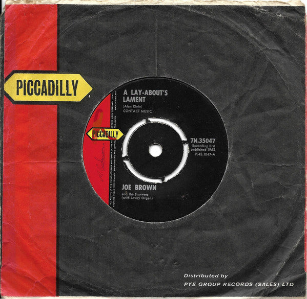 Joe Brown And The Bruvvers : A Lay-About's Lament (7", Single)