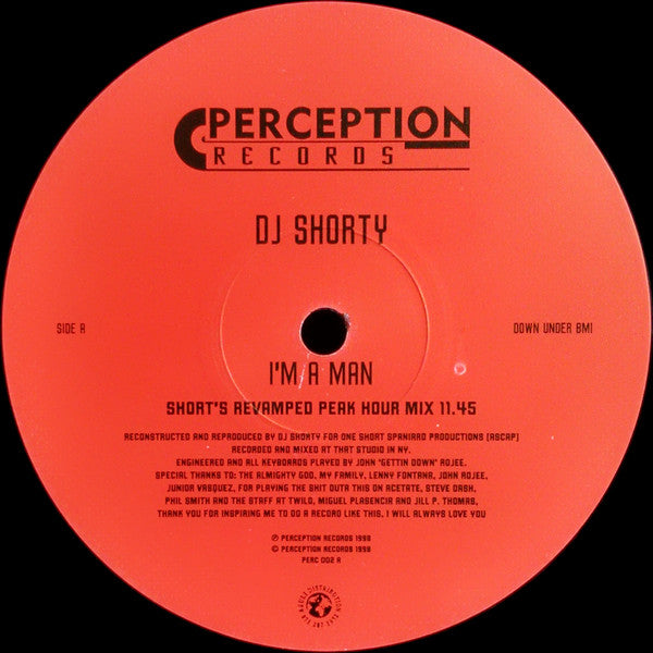 DJ Shorty : I'm A Man (12")